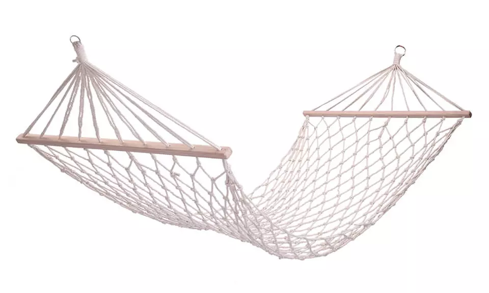 Outdoor Cotton Rope Hammock for Trees Hanging Hammocks - Second Medium