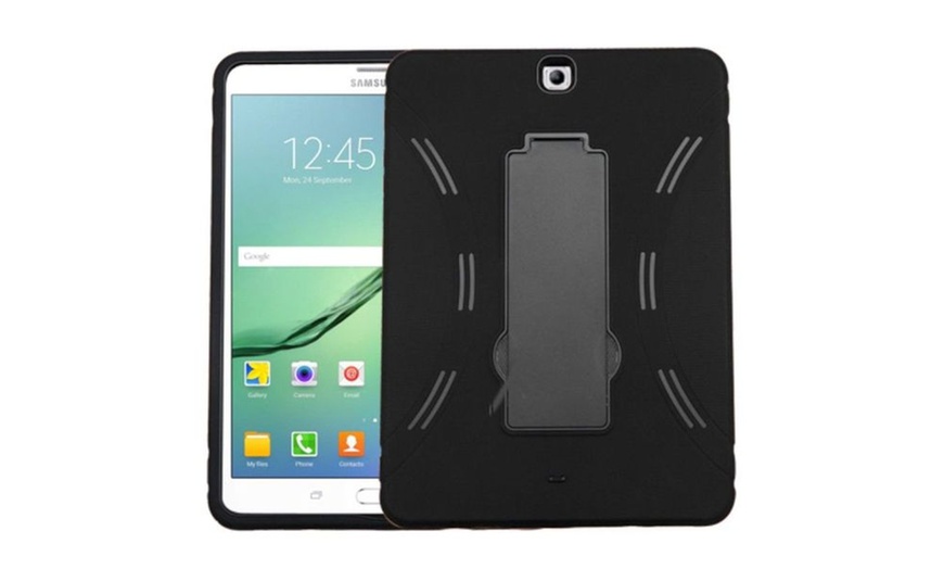 Insten Symbiosis Skin Hybrid Hard Case W Stand For Galaxy Tab S 97 Groupon 6578