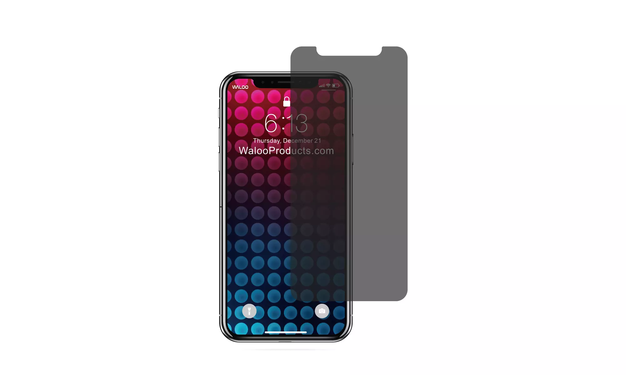 Waloo Privacy or Blue Light Tempered Glass Screen Protector for iPhone
