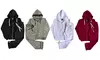 Mens Activewear Light Spring Sweat Jacket Sweatpants Fleecesuit 