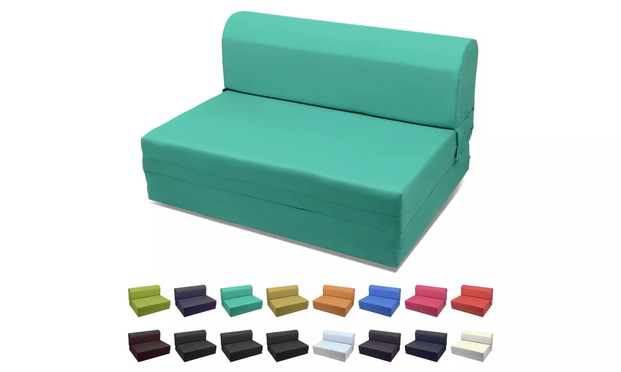 MaGshion Sleeper Chair Folding Foam Bed Full Size 5x46x74 Inch - Second Medium