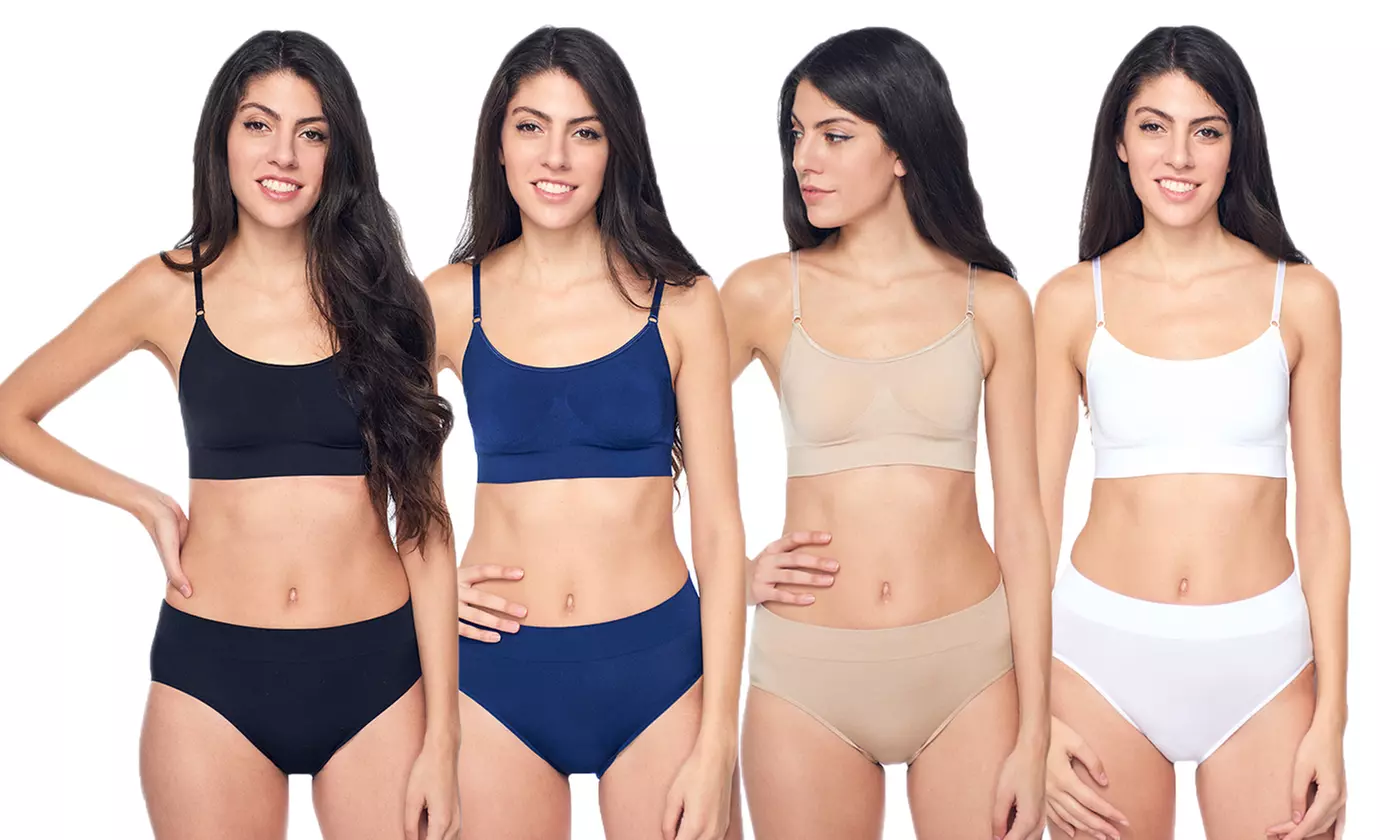 4 Pack Jilla Women's High-Cut Modal Blend Panty underwear (M-2XL) - Primary Image