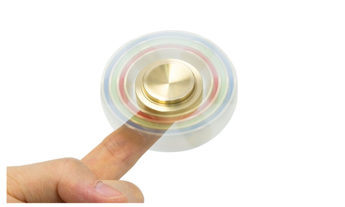 Spin Wars 6 Sided Metallic Customizable Fid Spinner Gold