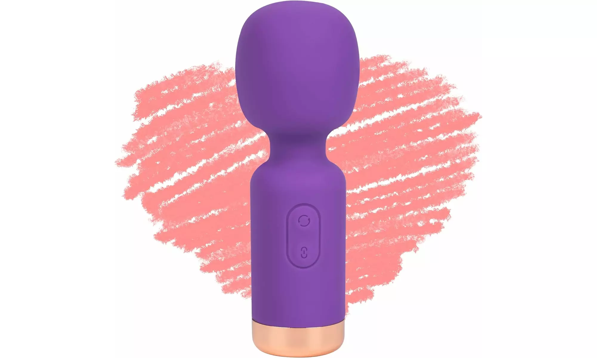 Mini Wand Personal Massager Cordless Handheld, Quiet & Waterproof, Rechargeable