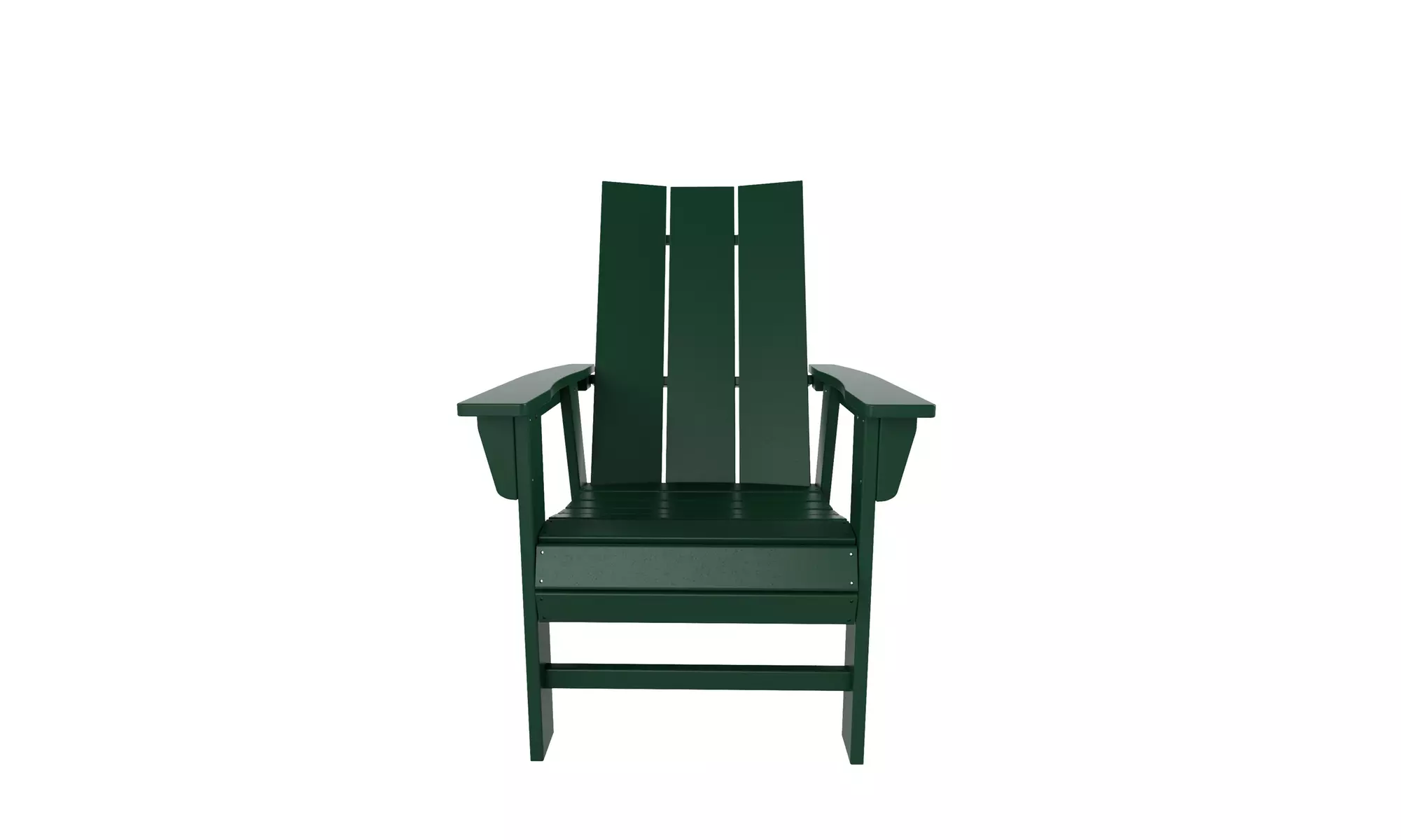 WestinTrends Ashore Outdoor Patio HDPE Modern Adirondack Dining Chair
