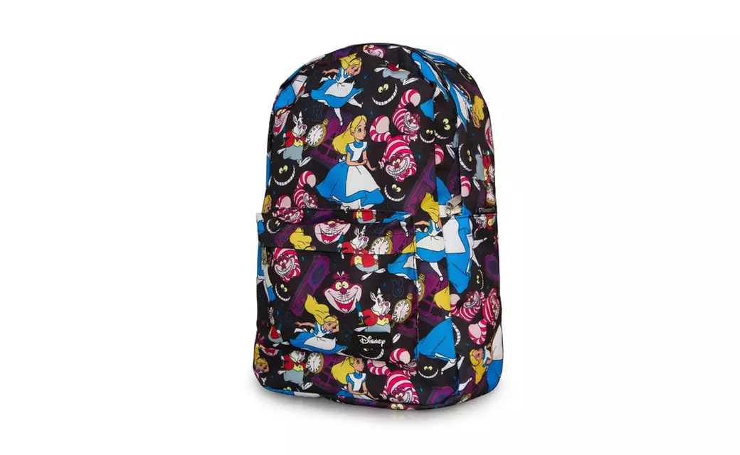 Alice in Wonderland Character Nylon Backpack - Primary Image