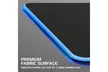 Large Hard LED Gaming Mouse Pad Mat with Soft Fabric Surface - 7 RGB Colors - Second Medium