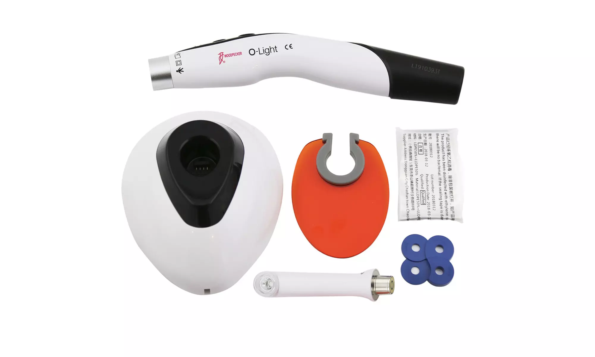 Woodpecker O-Light 5W 2500 mw/cm2 Dental Cordless LED Curing Light Lamp
