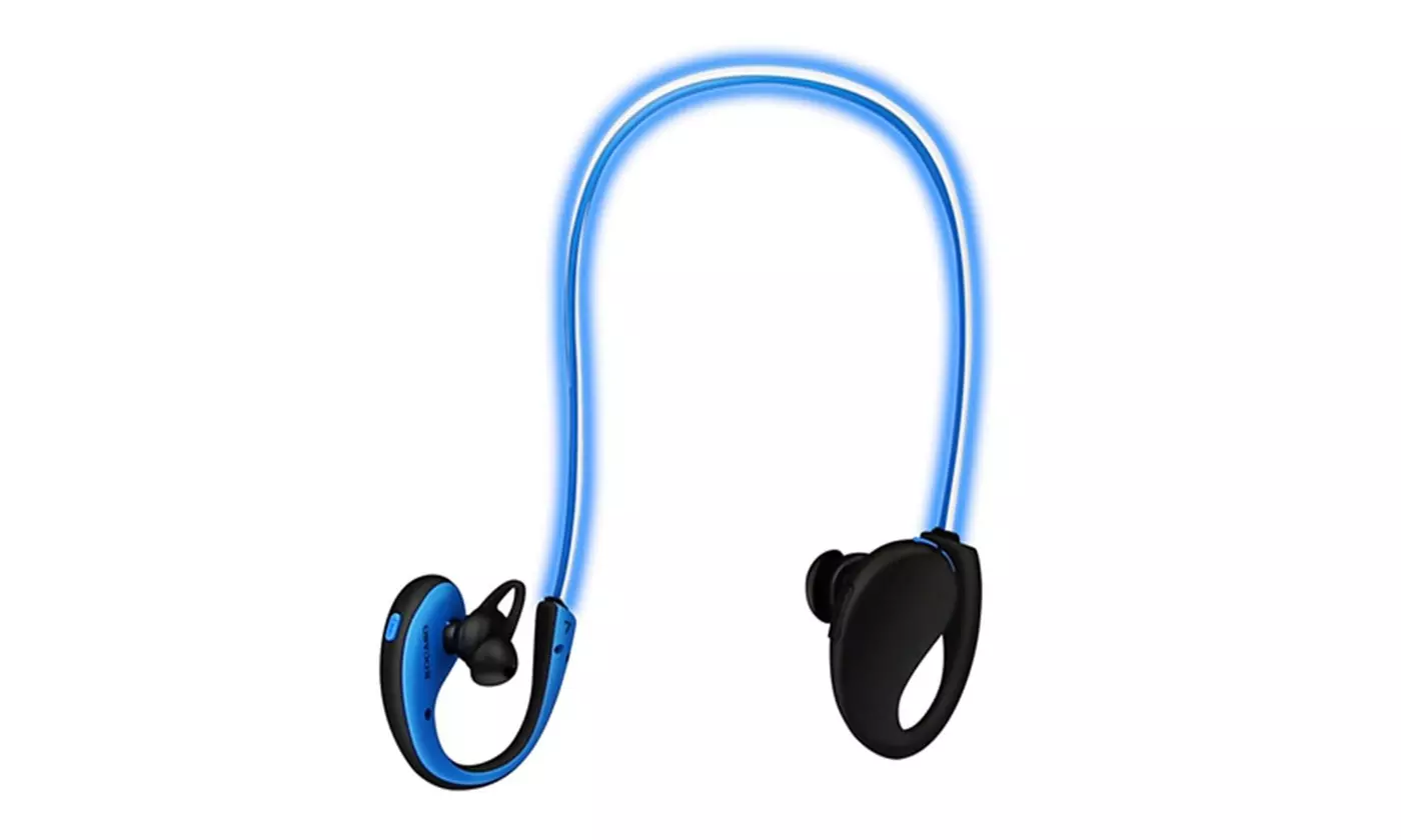 Kocaso V4.1 Wireless Sports Headset LED Illuminated Neckband Sport Earbuds