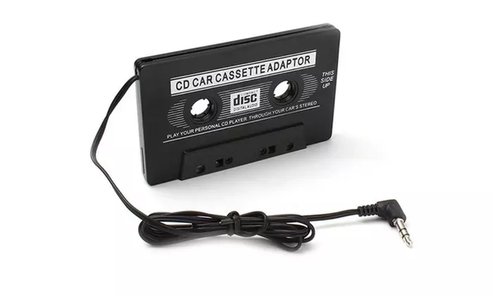 Portable Car Audio Cassette Adapter Tape For CD Cellphone - Primary Image