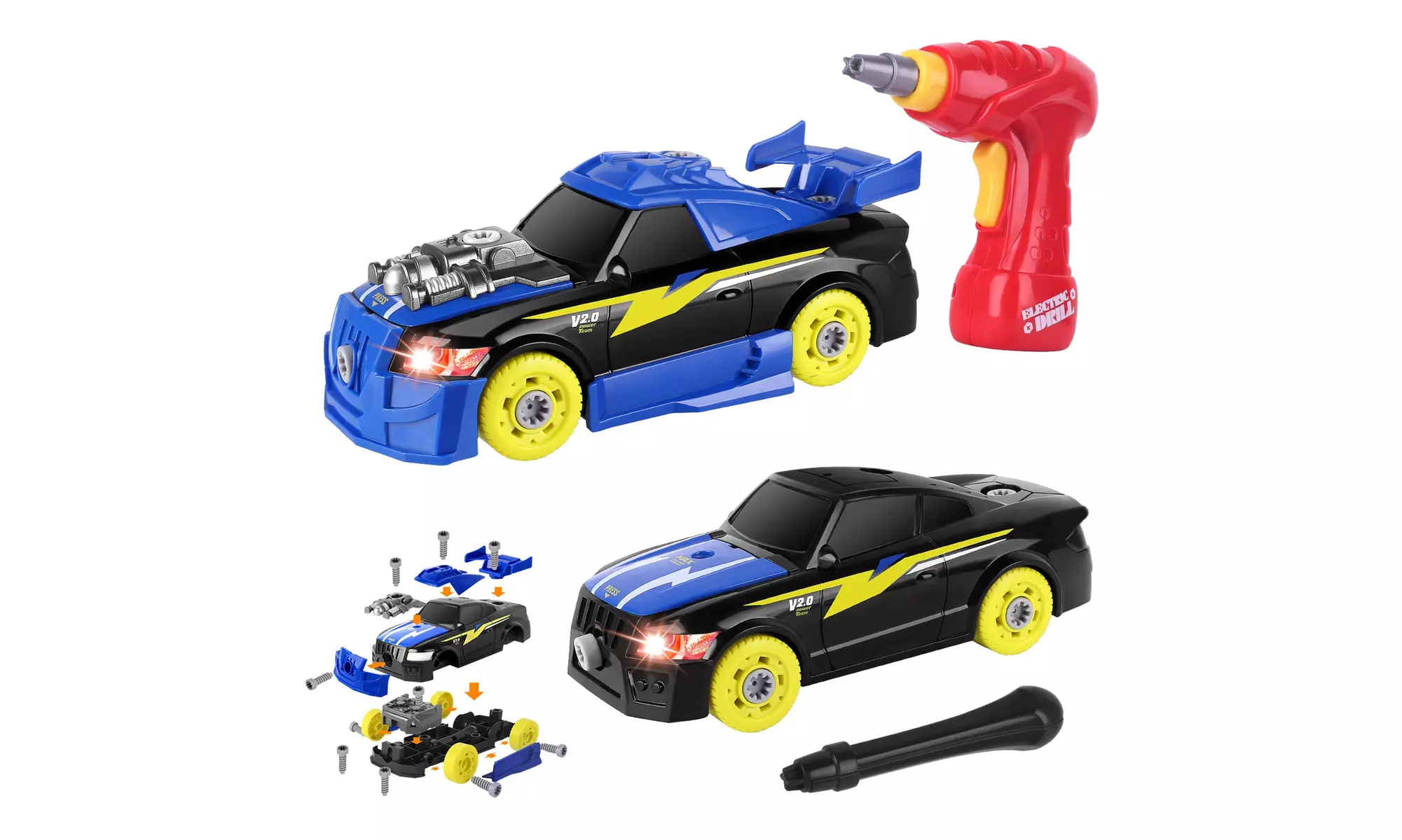 Building Toys Car STEM Toys Put Together ToyTake Apart Racing Car Kids Toy, - Primary Image