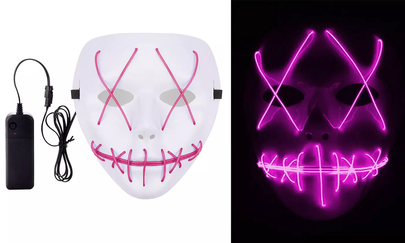 Halloween LED Purge Mask Light Up Funny Masks