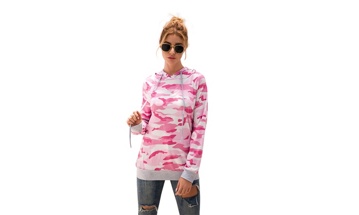 plus size camo sweatshirt