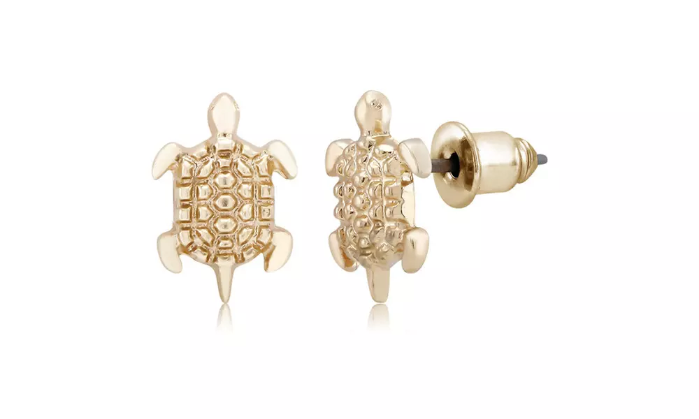 Turtle Stud Earrings - Primary Image
