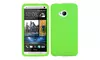 Insten Solid Skin Case (Electric Green) for HTC: One/M7