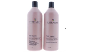 2-Pack of Pureology Pure Volume Shampoo and Conditioner; Color-Safe