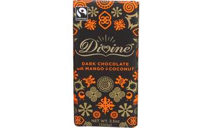 Dark Chocolate Mango Coconut Bars ( 10 - 3.5 oz bars )