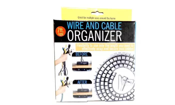 Wire and Cable Organizer keeps Cables and Wires Safely Wrapped - Second Medium