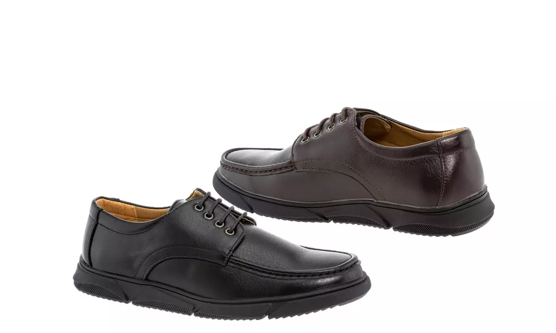 Adolfo Men's Zack Lace-up Comfortable Oxford Shoes