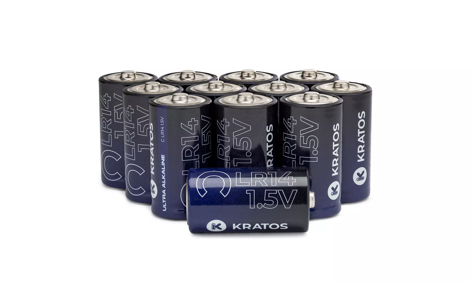 Kratos Power High-Performance Ultra Alkaline C Cell Batteries (12-Pack) - Primary Image