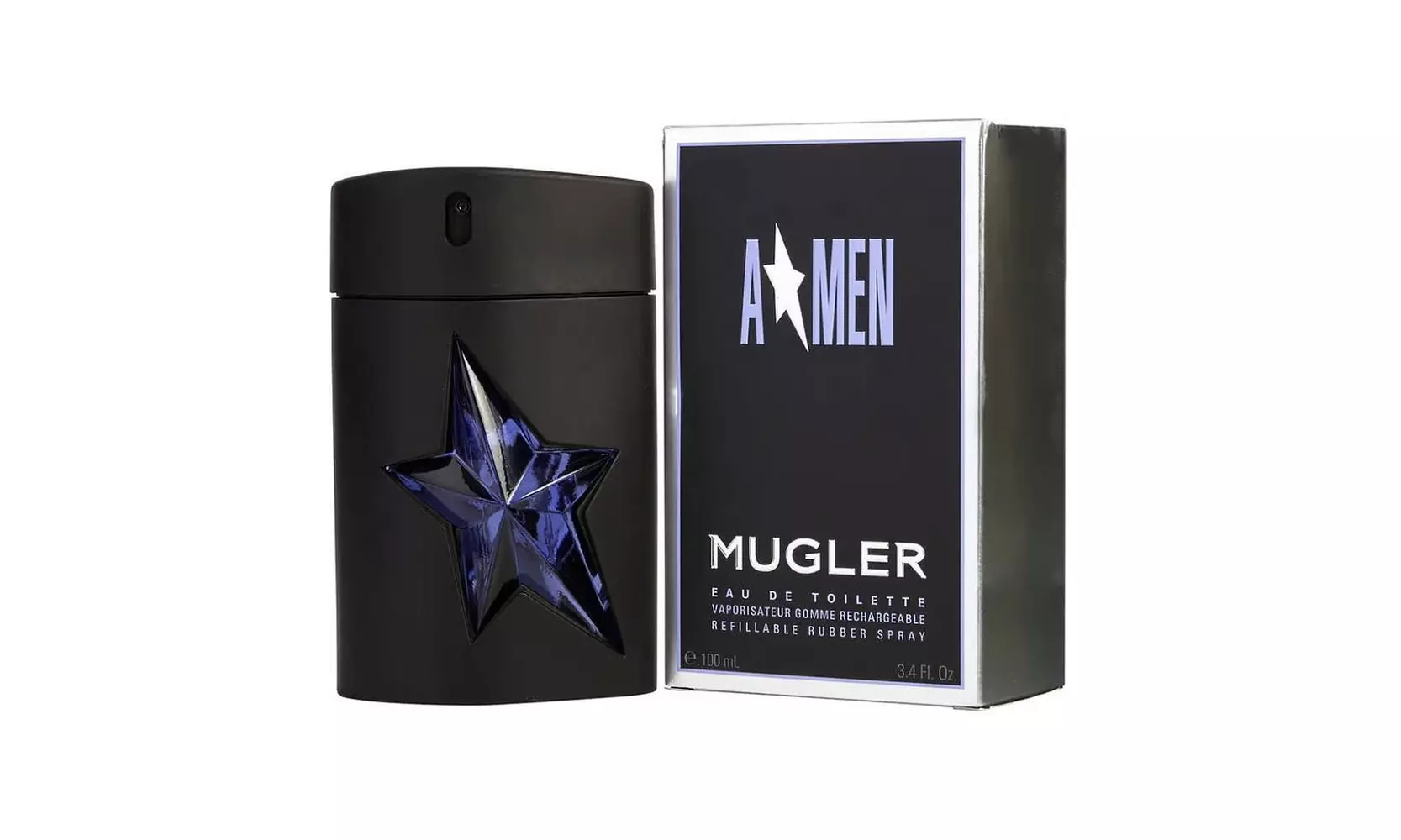 Mugler Amen Eau de Toilette 3.4 oz / 100 ml Refillable Rubber Spray For Men - Primary Image