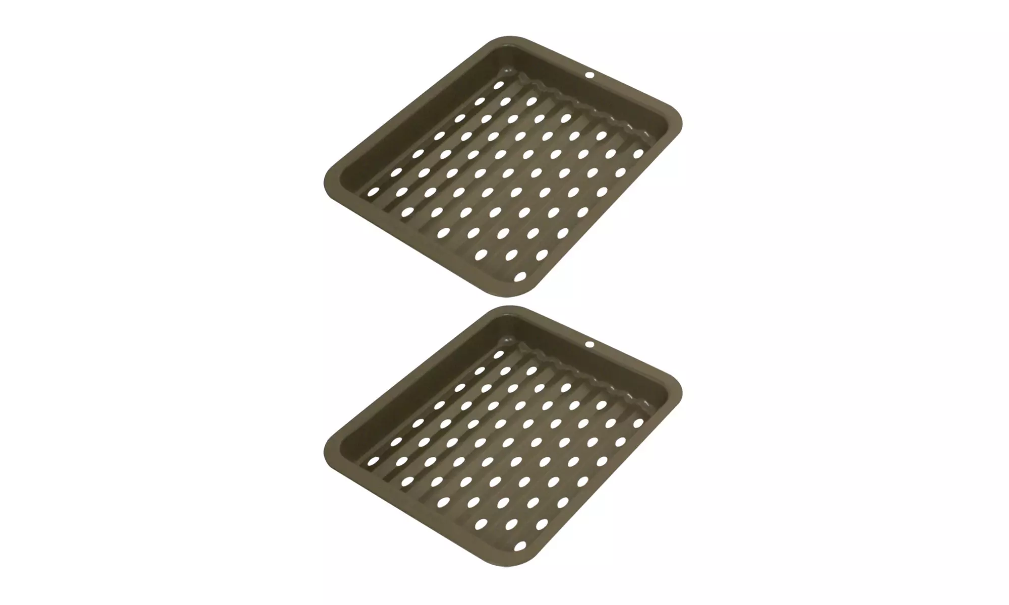 Range Kleen Non-Stick Petite Bake Ware 8x10-Inch Crisper Pan (Twin Pack) - Primary Image
