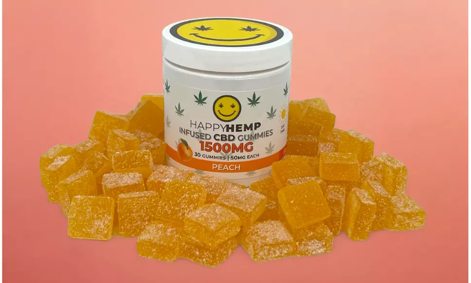 Happy Hemp Infused CBD Gummies Broad Spectrum CBD Gummies - Multiple Flavors