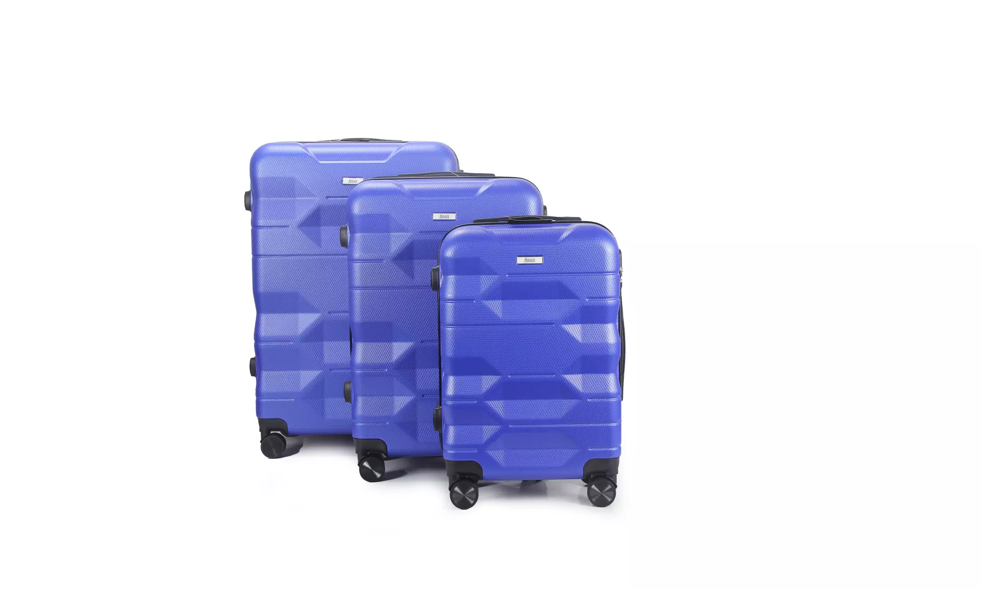 3-Piece Hardside Luggage Set with 360 Dual Spinner Wheels and Combo Lock