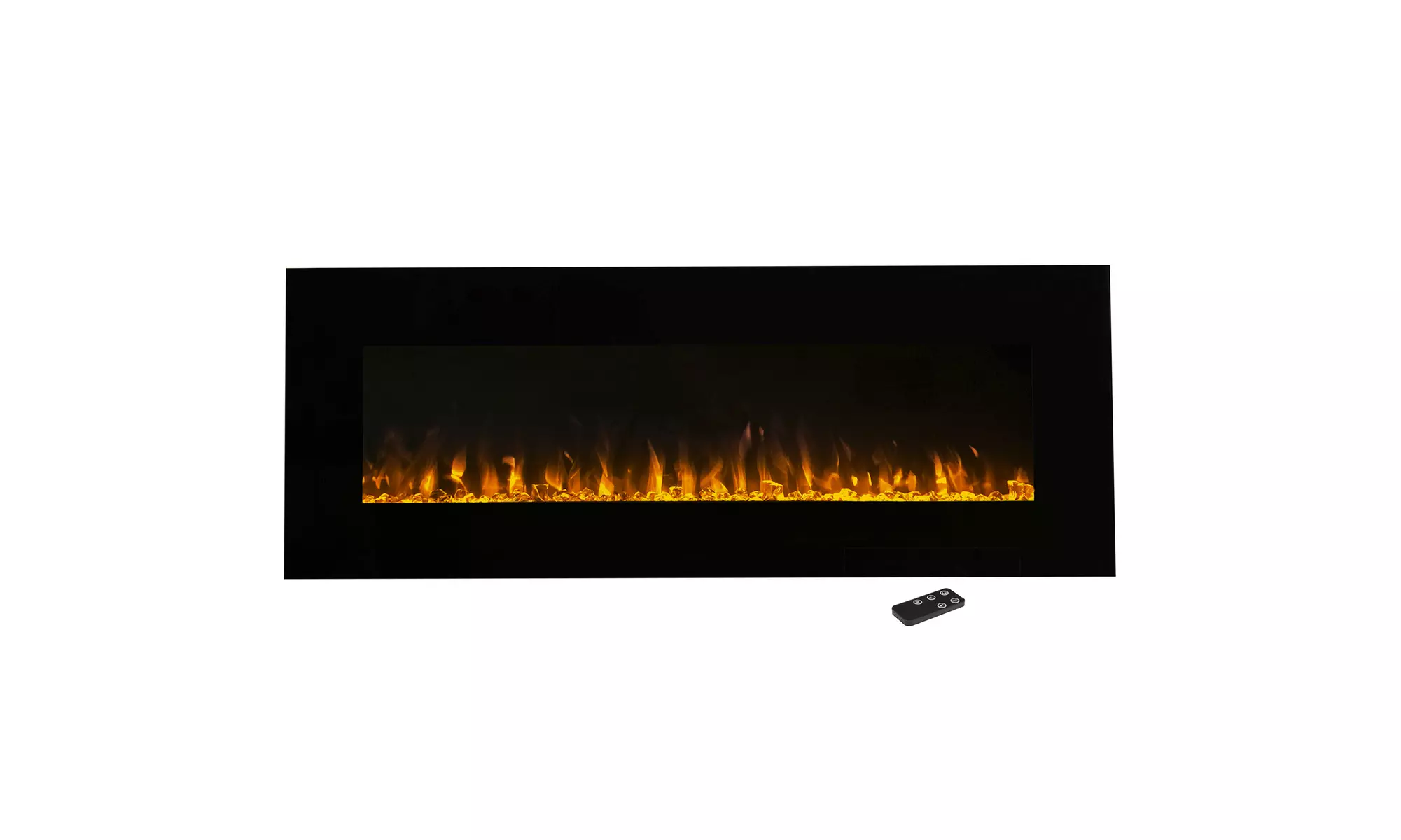 Northwest LED Fire and Ice Flame Electric Fireplace with Remote - 54 Inch Wall - Second Medium