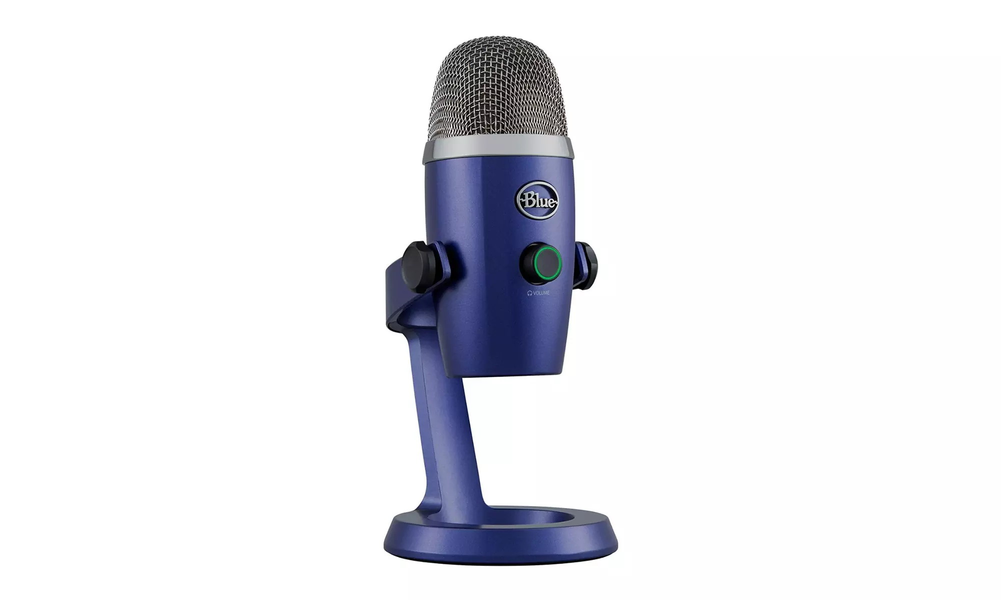 Blue Mic Yeti Nano Mic (Vivid Blue) with Logitech C922 Pro Webcam and USB Hub - Second Medium