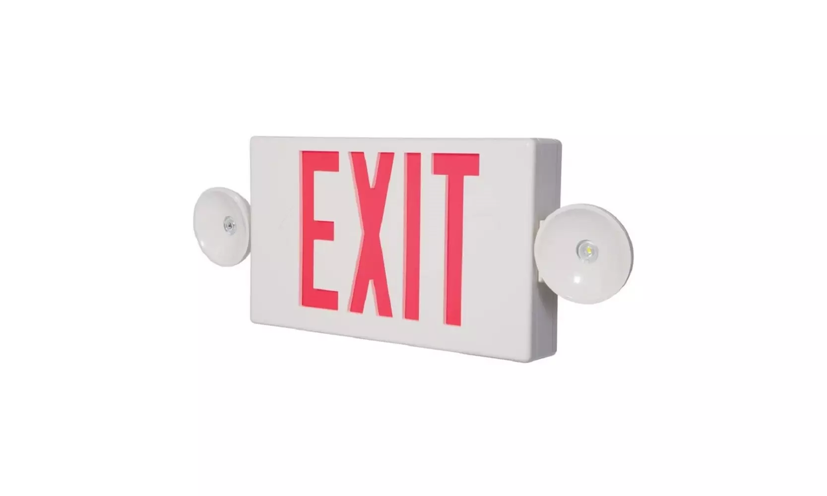 Sure-Lites LPXC25 2.5-Watt LED 2-Head Emergency Exit Sign Combo - Primary Image
