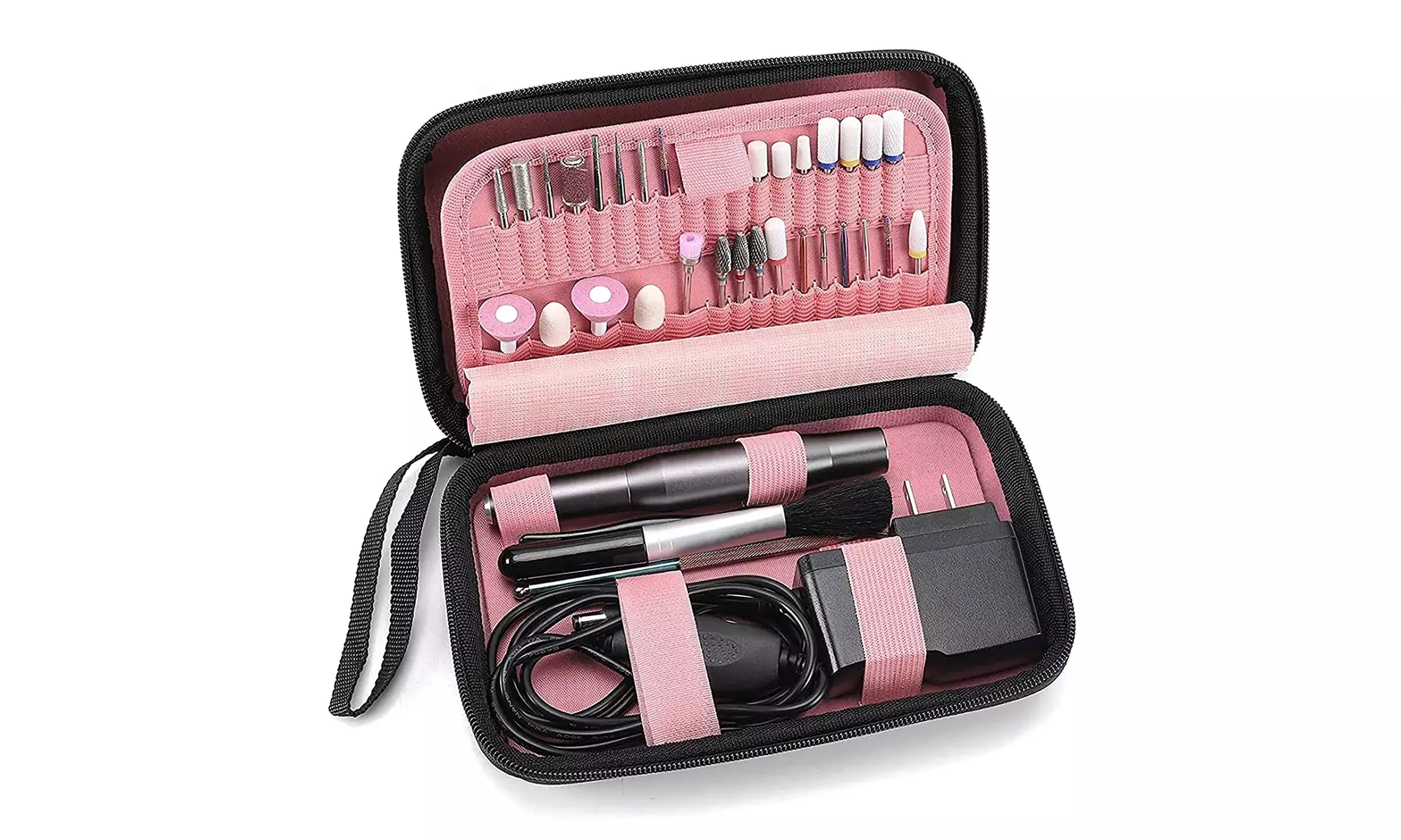 Nail Drill Bits Holder Container (ONLY CASE), Acrylic Nail Drill Kit - Second Medium