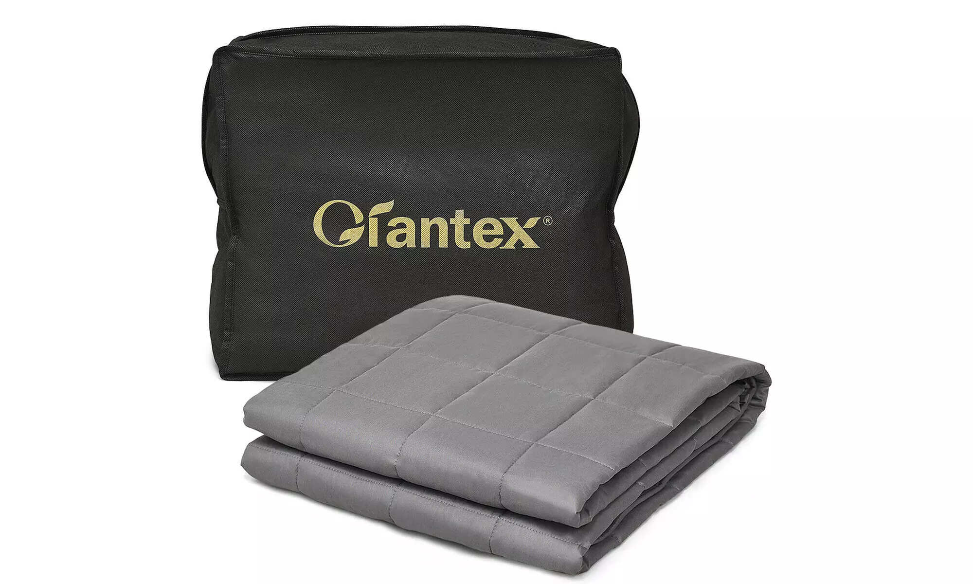 Costway 7-25 lbs Weighted Blankets Multi Size 100% Cotton w/ Glass Beads 2 color