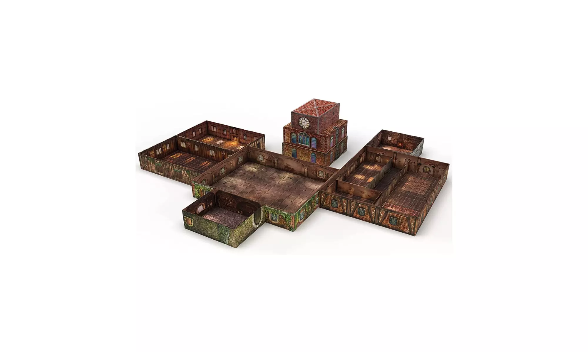 Gale Force Nine Tenfold Dungeon Board Games Bundle (3D Terrains Pack for RPGs) - Second Medium