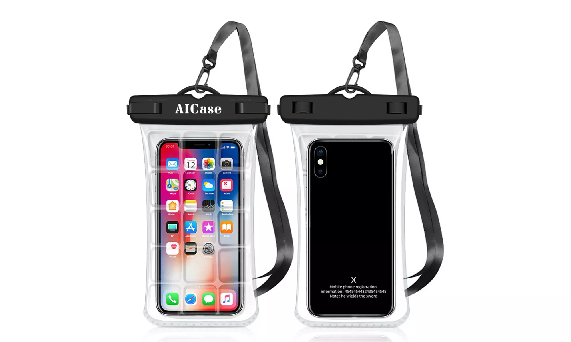 AICase IPX8 Underwater Touch Screen Mobile Phone Waterproof Bag Universal - Primary Image