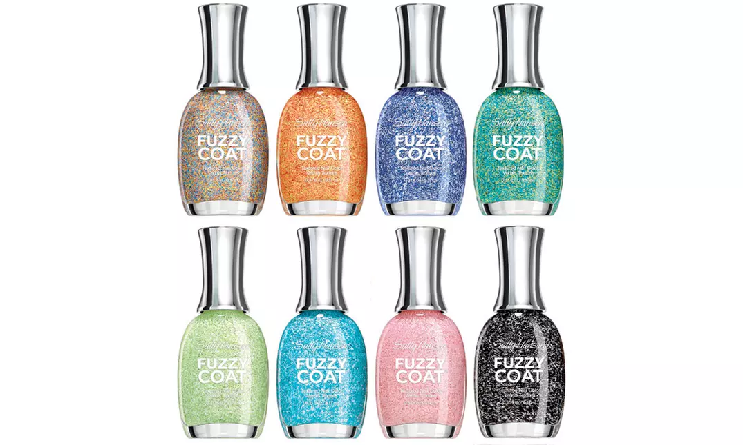 5 Pack Sally Hansen Fuzzy Coat Textured Nail Color - Primary Image
