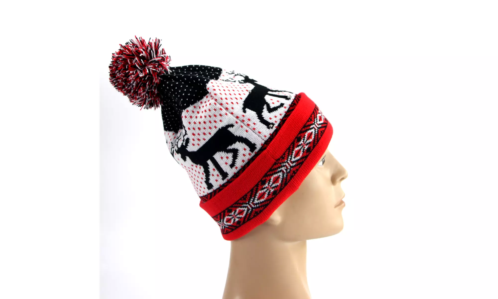 EZGO Colorful 10 LED Light Up Beanie Knit Hat Winter Warm