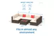 7 Piece Patio Furniture Set by Nestl- Outdoor Patio Set, Couch, Chairs and Table - Second Medium