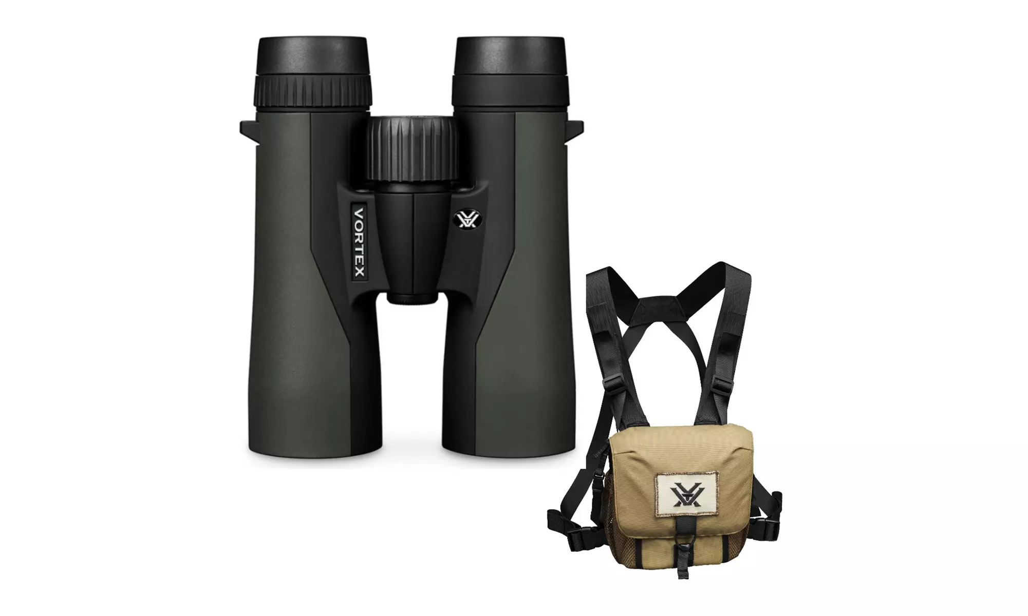 Vortex 10x42 Crossfire HD Roof Prism Binoculars with GlassPak Harness Case - Primary Image
