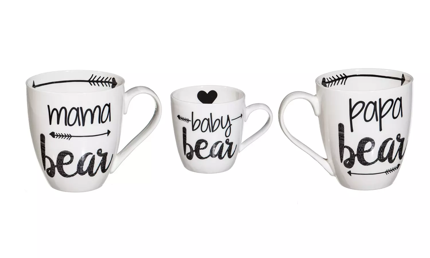 Ceramic Cup O' Java Cup Gift Set, Bear Family - Second Medium