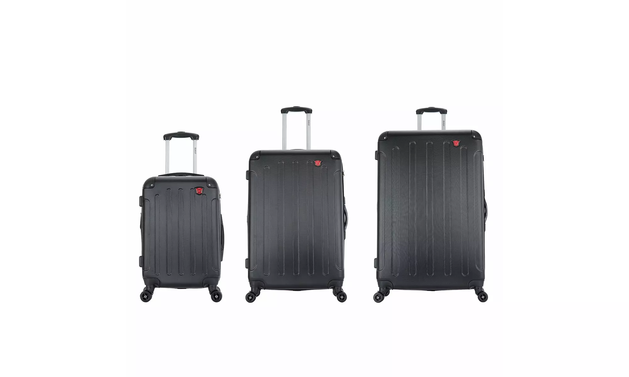 Three-Piece DUKAP Intely Smart Hardside Luggage Set 20"/28"/32"