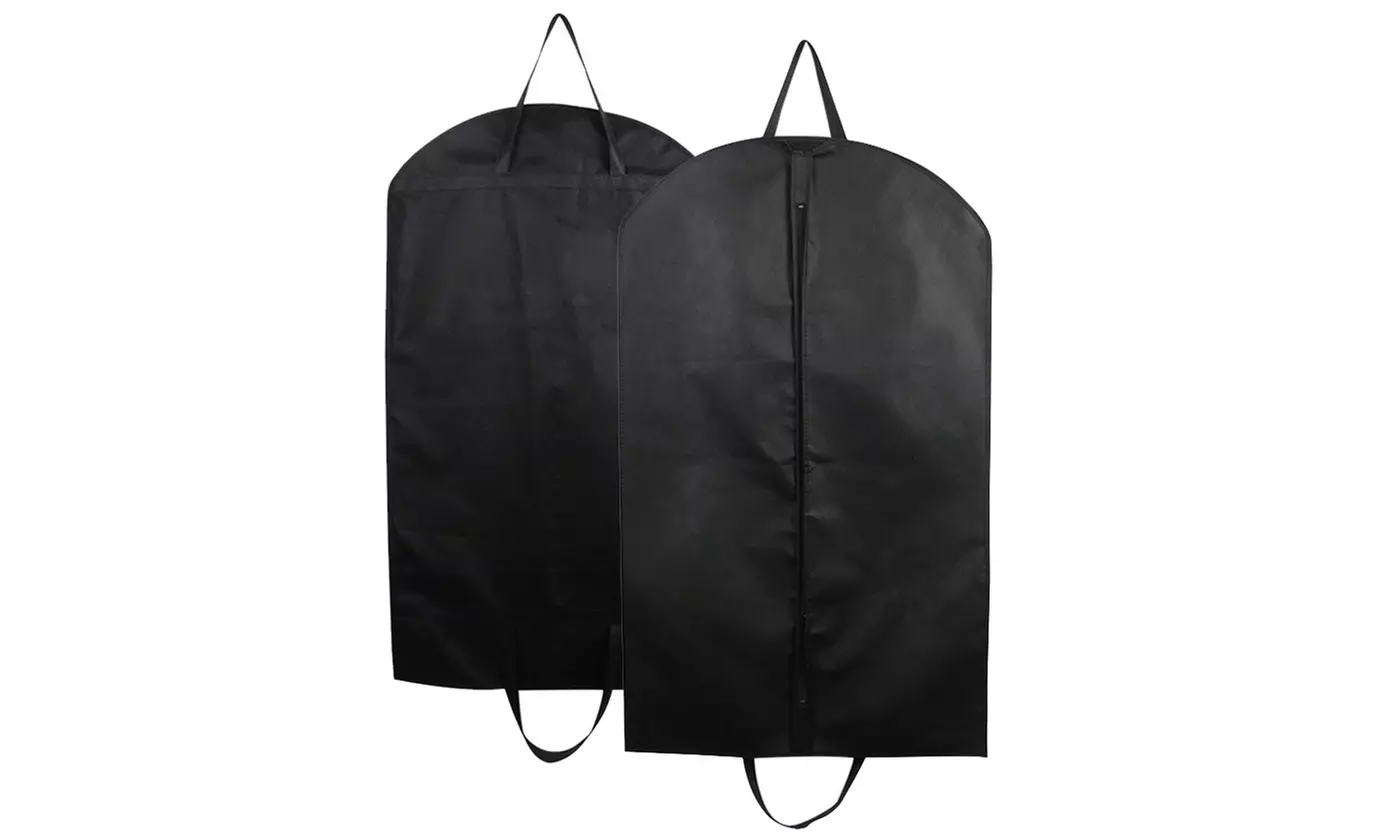 Suit Travel Bag Garment Bag Long Dress Black for Hanging Clothes Carrier Cover - Primary Image