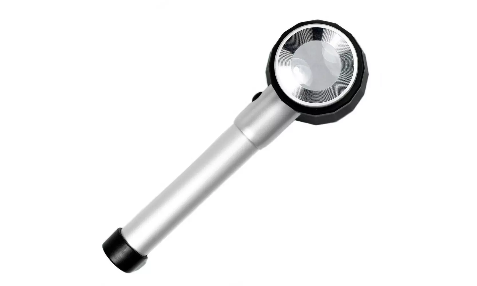 US 1-2 Pc 10X Optical glass Magnifier LED Lighted Jeweler loupe with Measure Sca - Primary Image