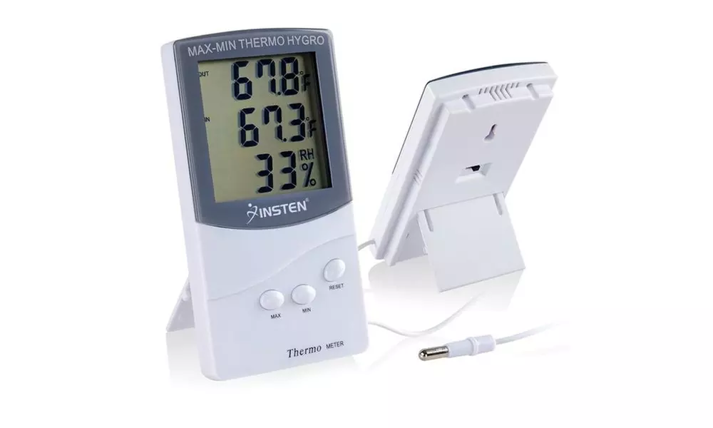 Insten Digital Thermometer Hygrometer Temperature Humidity Meter - Primary Image
