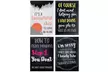 Juvale 20-Pack Funny De-Motivational Satire Quotes Posters for Wall Décor - Second Medium
