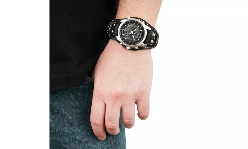 Unlisted by Kenneth Cole Men's Analog-digital Cuff Watch - Second Medium