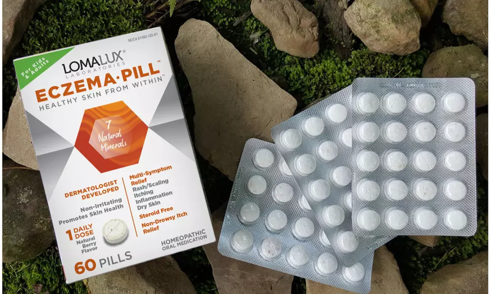 Loma Lux Eczema Pill - Dermatologist Developed Natural Multi-Symptom Relief - Primary Image
