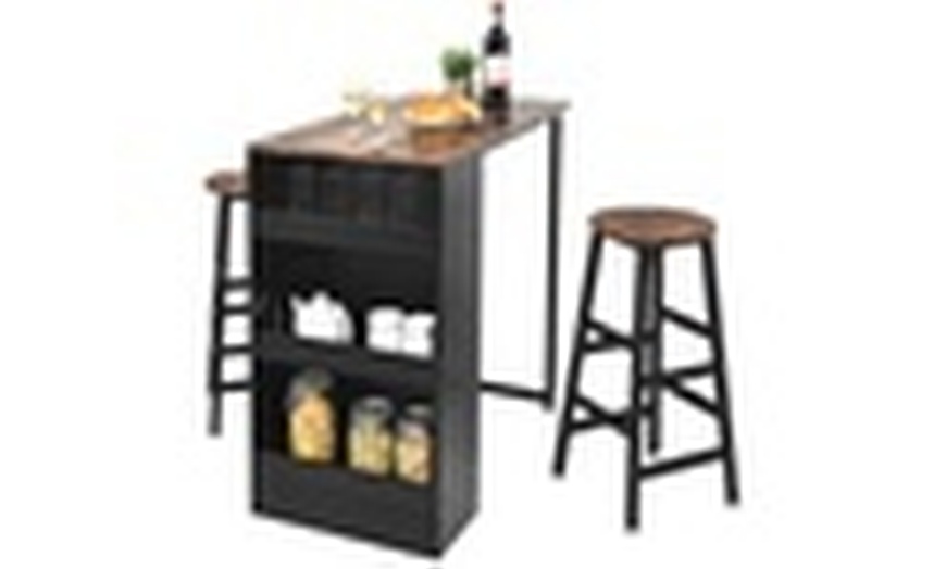 Costway 3 piece bar table online set