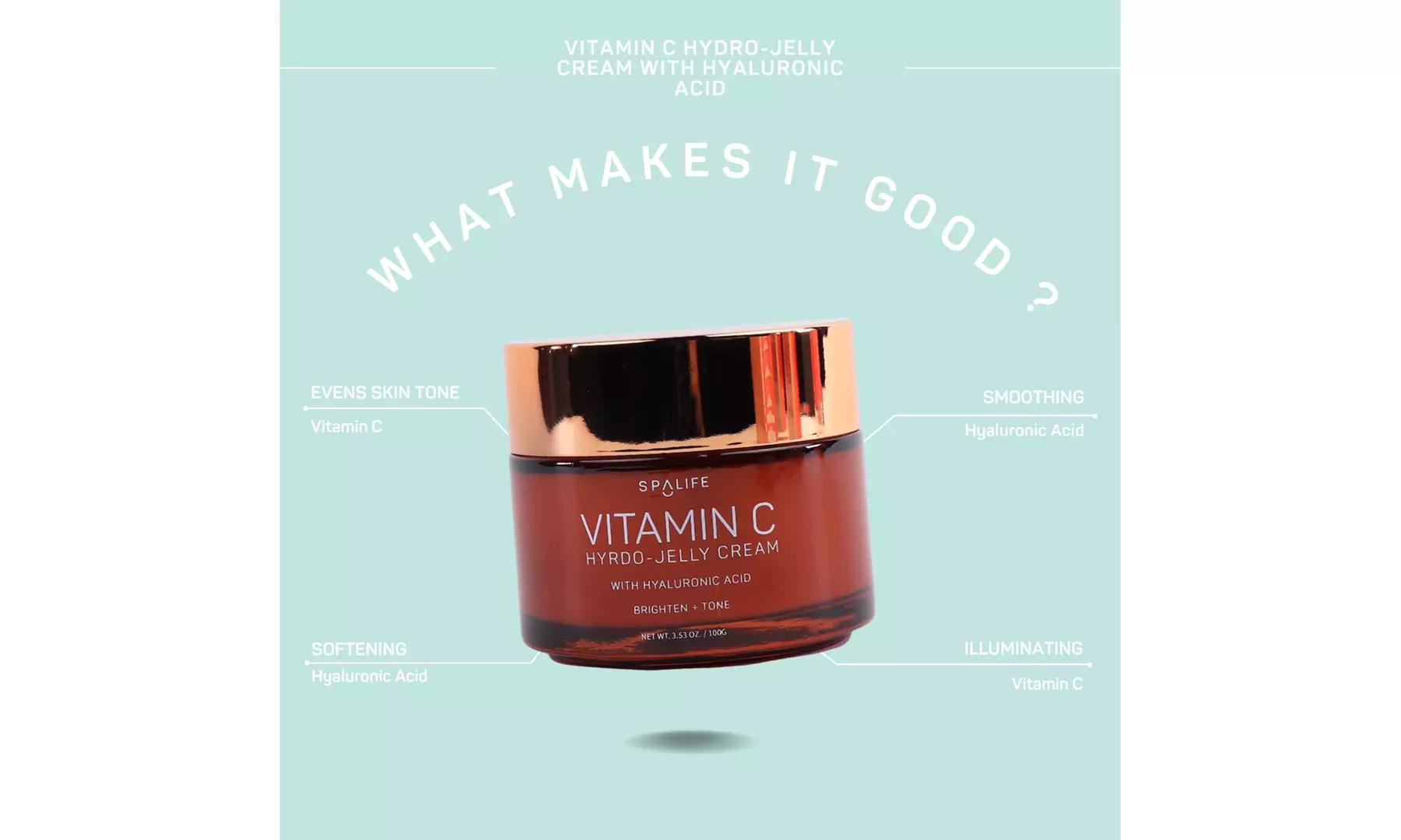 Spa Life Brightening Vitamin C Hydro-Jelly Cream With Hyaluronic Acid - Second Medium
