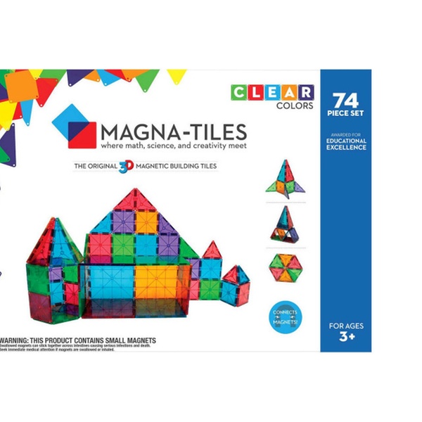 Magna Tiles Clear Colors 32 Pc Set Groupon